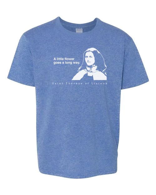 St. Thérèse // A little flower goes a long way // Blue