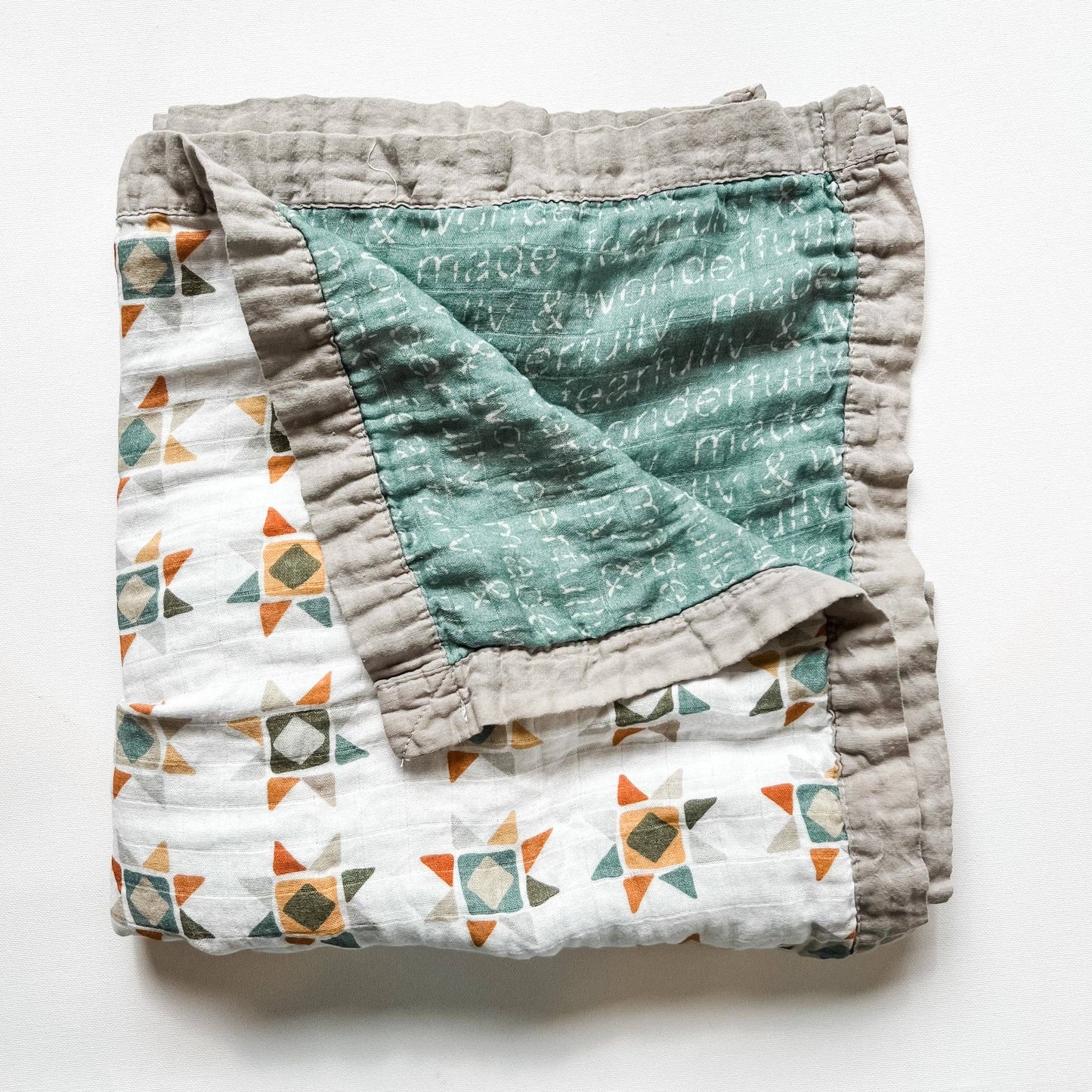 Fearfully and Wonderfully Made Luxury Double Sided Muslin Blanket