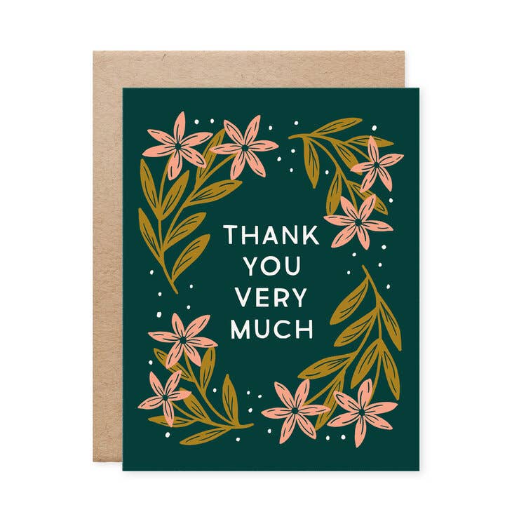 Thank You Very Much Card