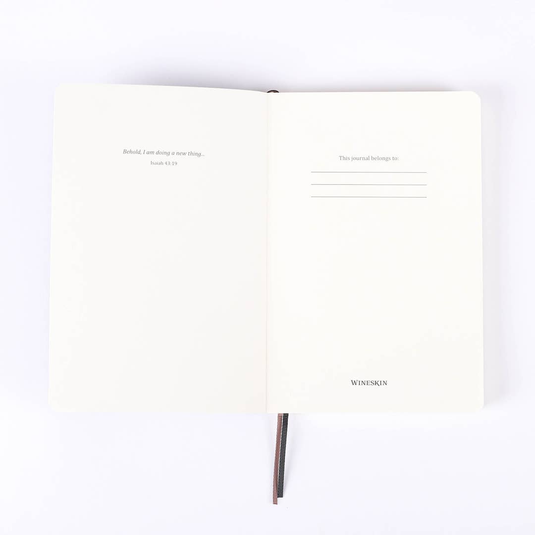 Wineskin Journal - Soft Cover - Grey - 196 Pages
