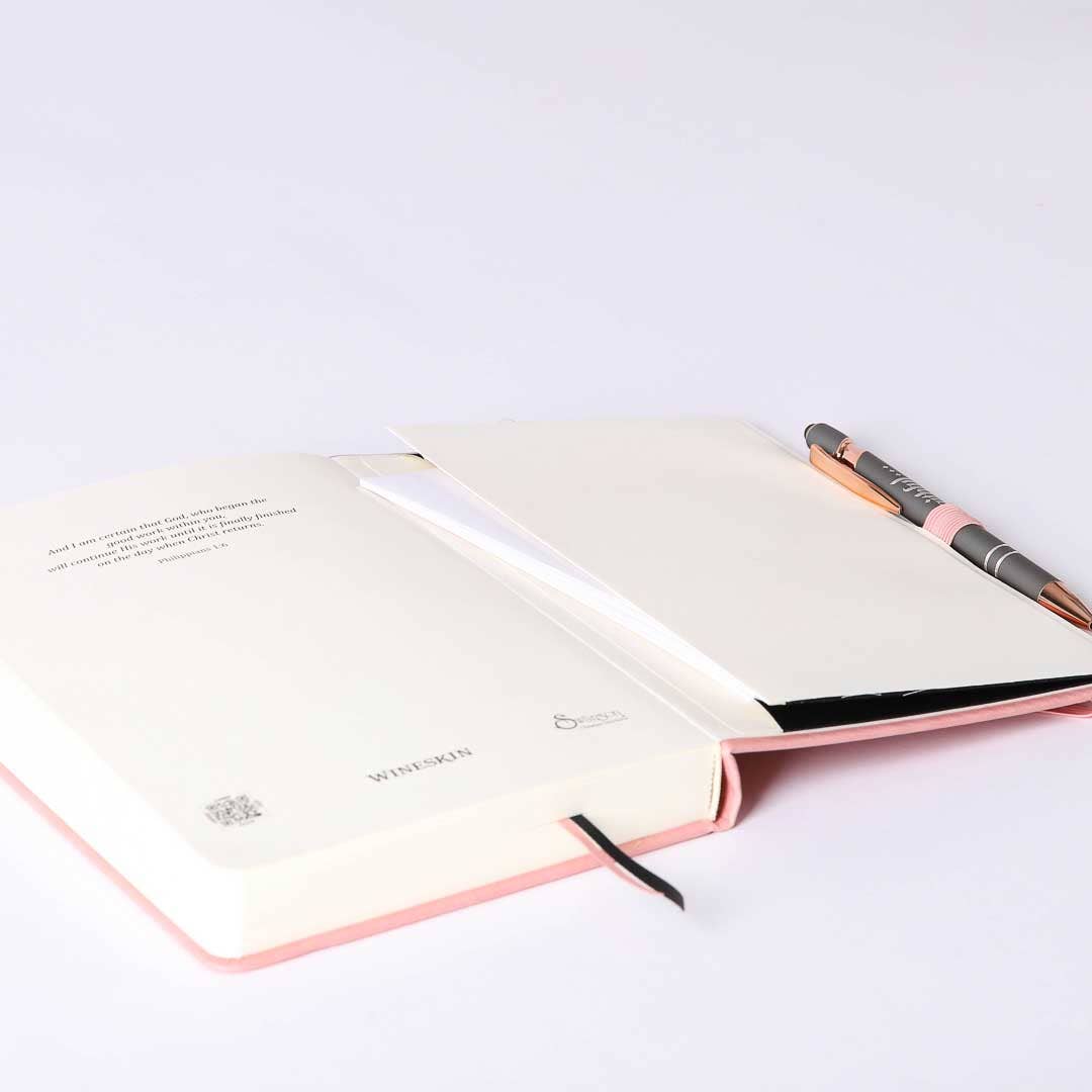 Wineskin Journal - Soft Cover - Rose - 196 Pages