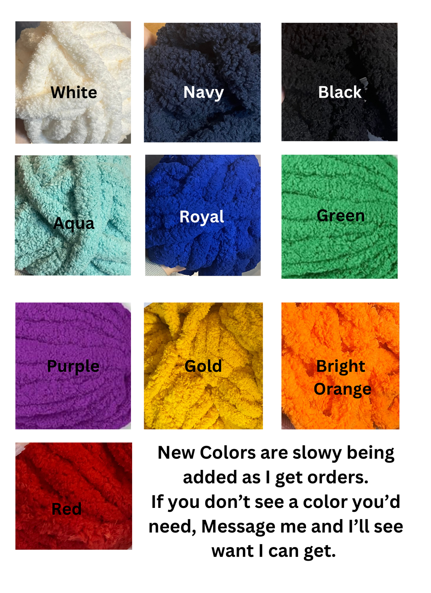 CUSTOM Team Sweatshirt with Chunky Chenille Yarn