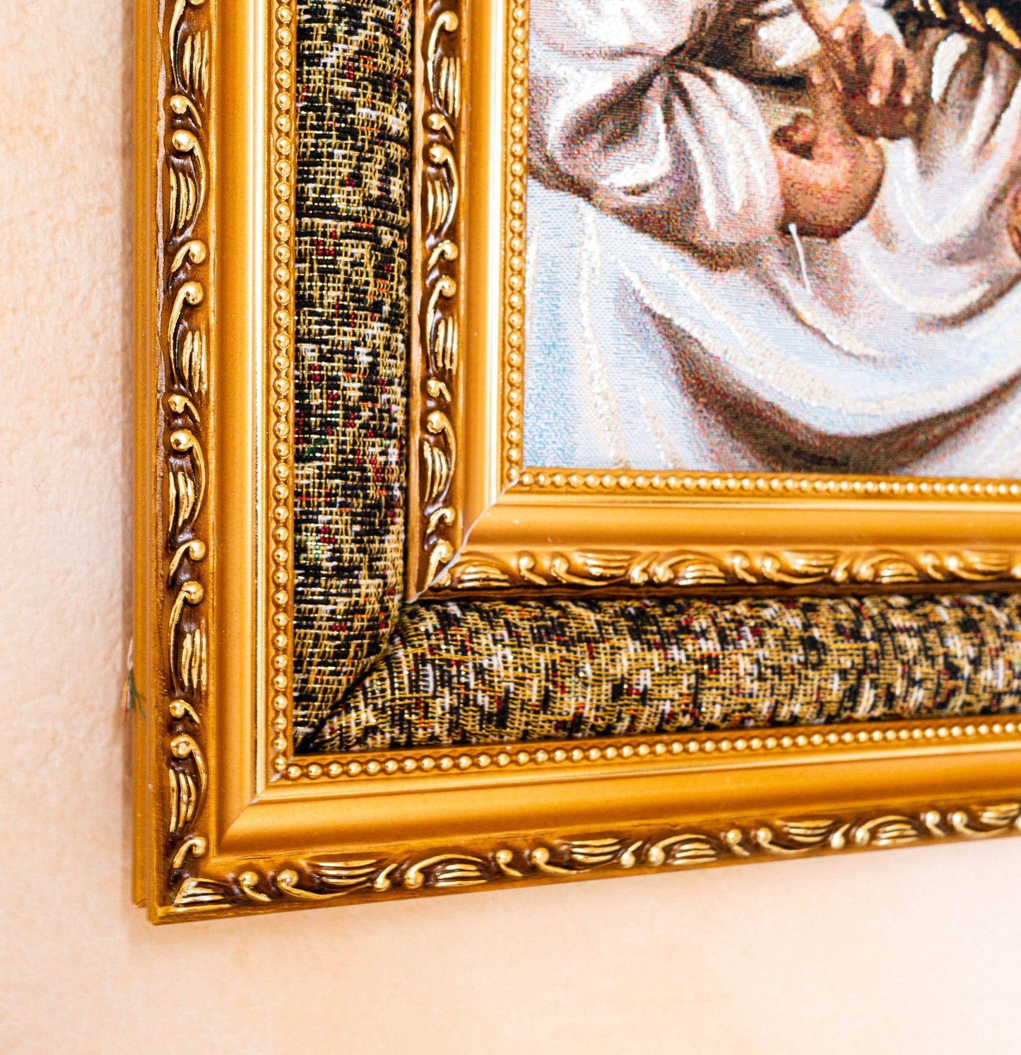 Jesus with Children -Double Padded (17" x 21")