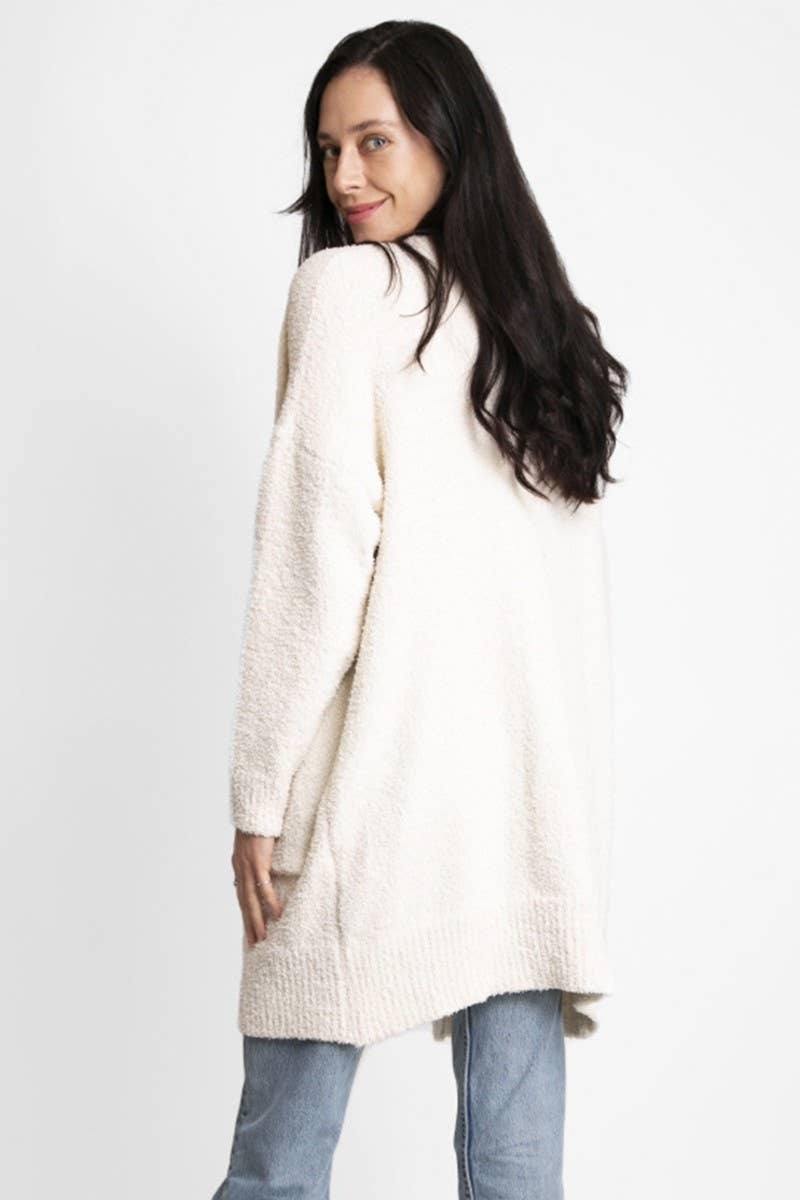 Solid color Luxury Soft Cardigan w Pockets