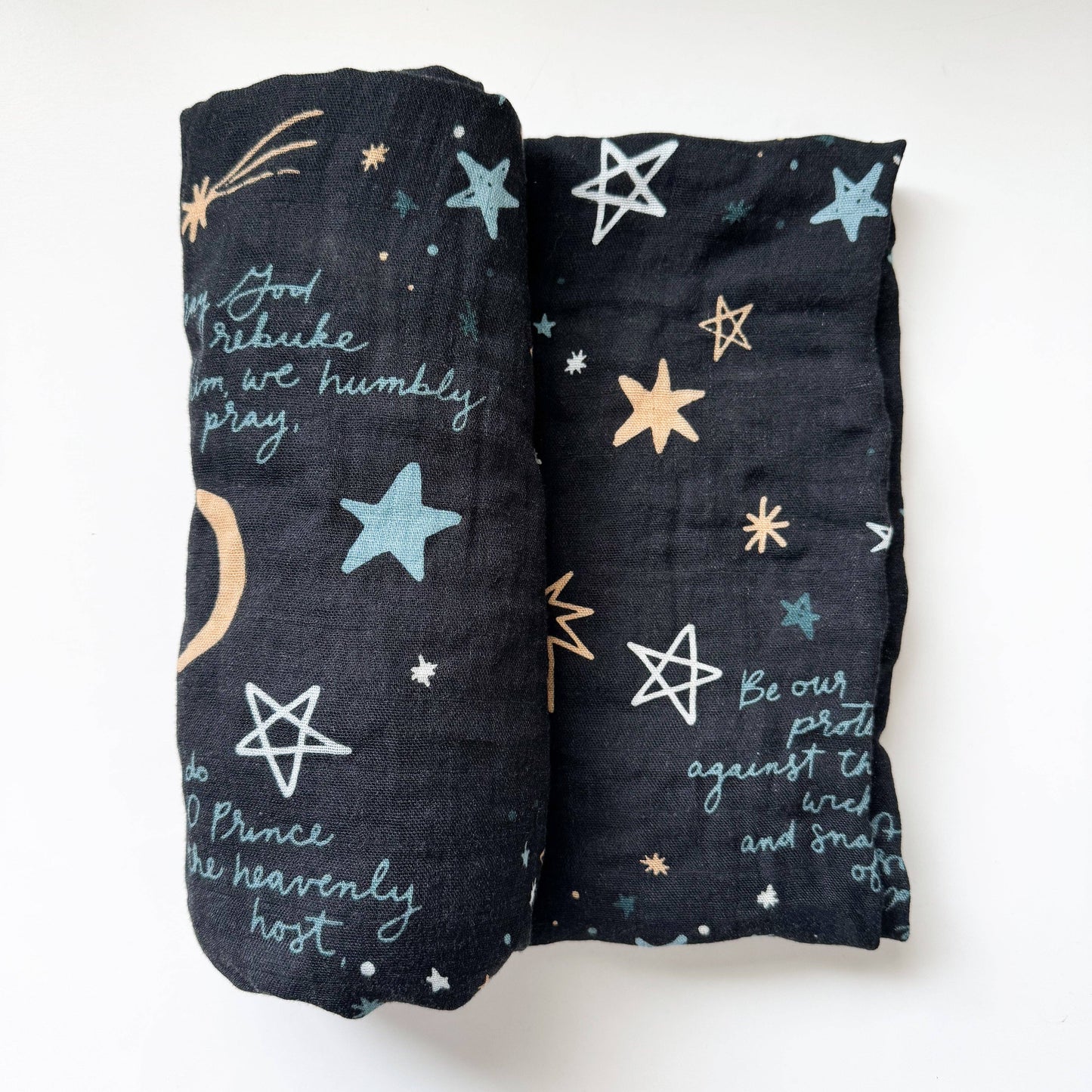 St. Michael Muslin Swaddle