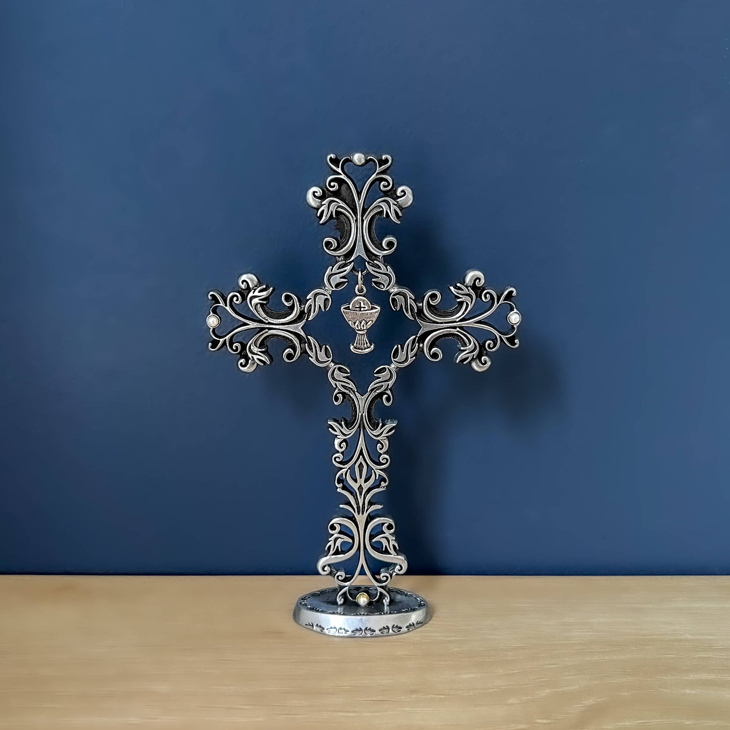 Communion Standing Filigree Cross