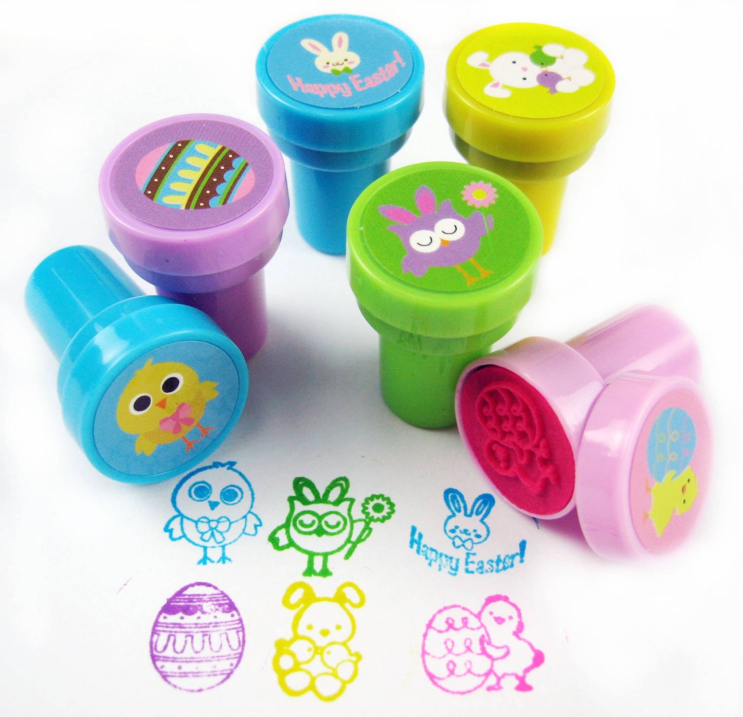 50 Pcs Easter Assorted Stampers for Kids