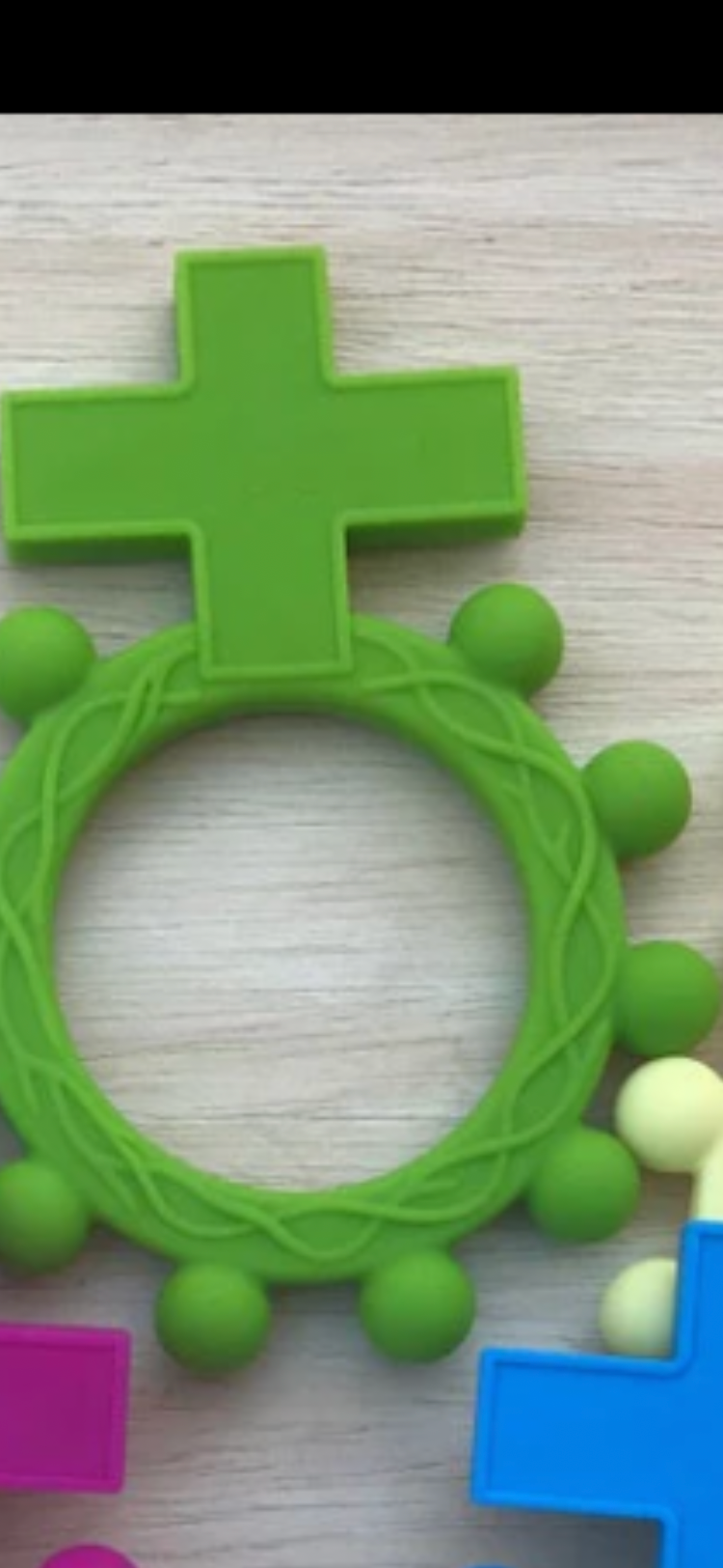 Baby Silicone Finger Rosary Teether