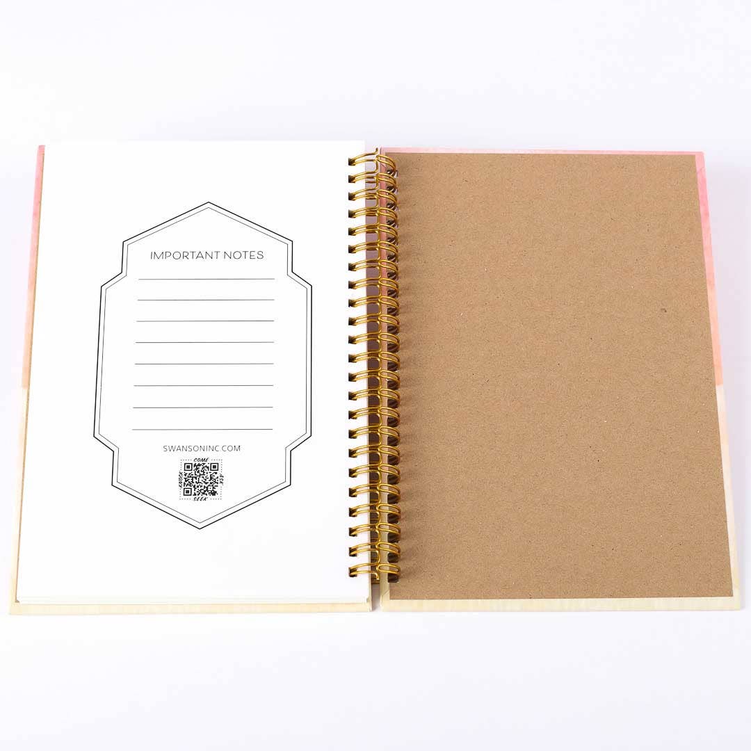 Spiral Bound Journal - Plan & Purpose - 196 Pages