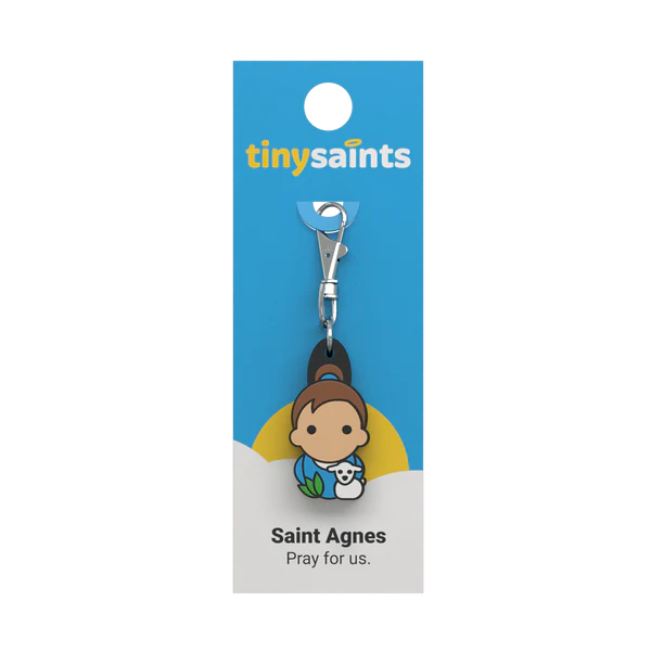 Tiny Saints Charm Saint Agnes