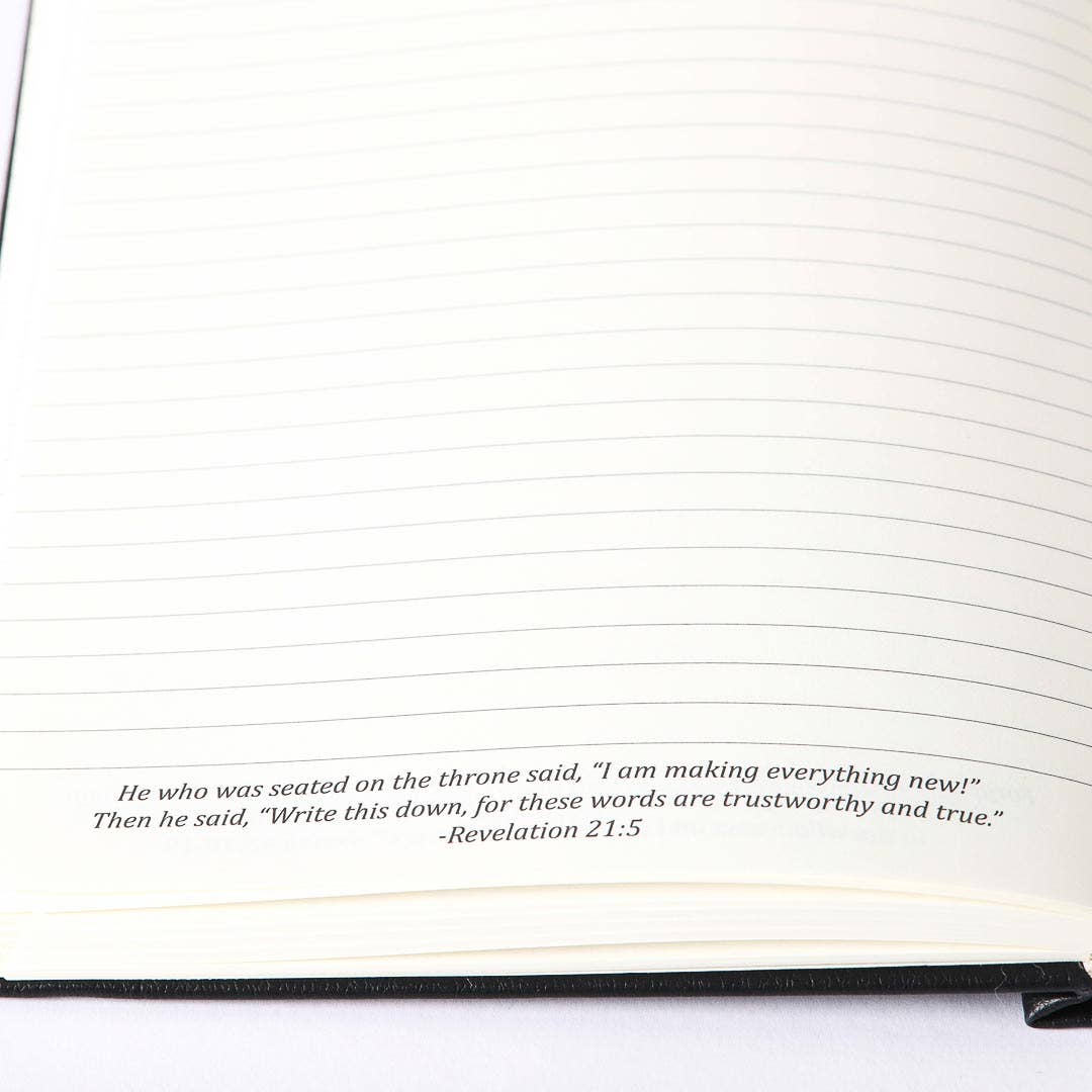 Wineskin Journal - Hard Cover - Black - 420 Pages