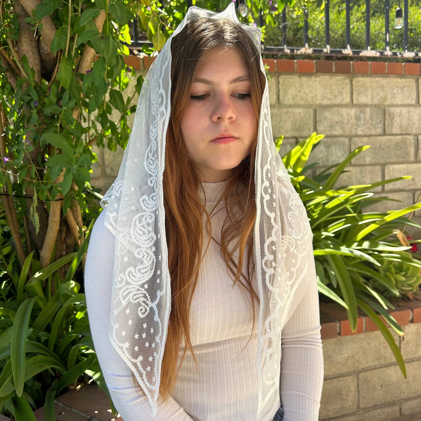 Jerusalem Veil -White