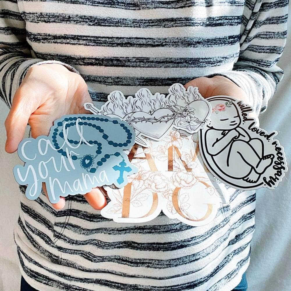 Pro-Life Baby Car Magnet