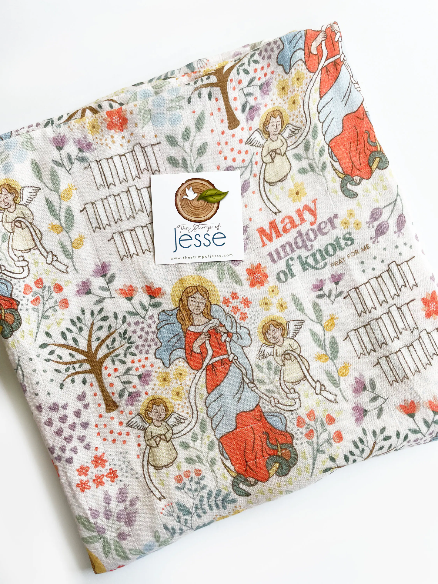 Mary Undoer of Knots Swaddle