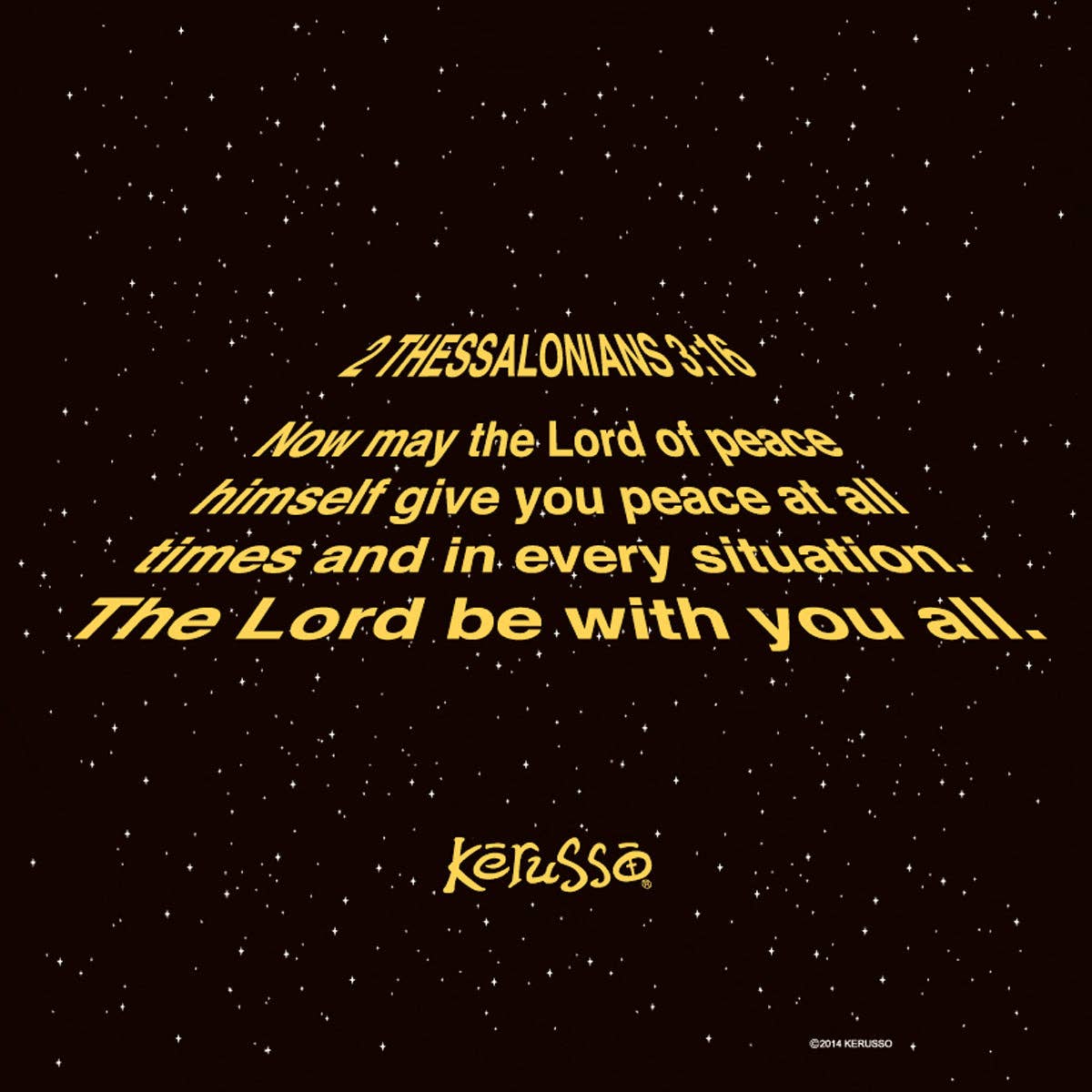May The Lord Be With You Tee (CLOSEOUT)
