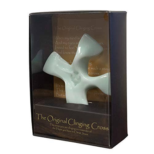Glacier Blue Clinging Cross