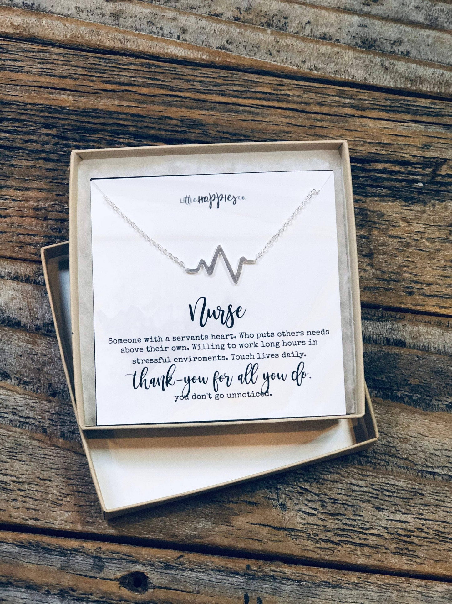 Nurse Heartbeat Necklace