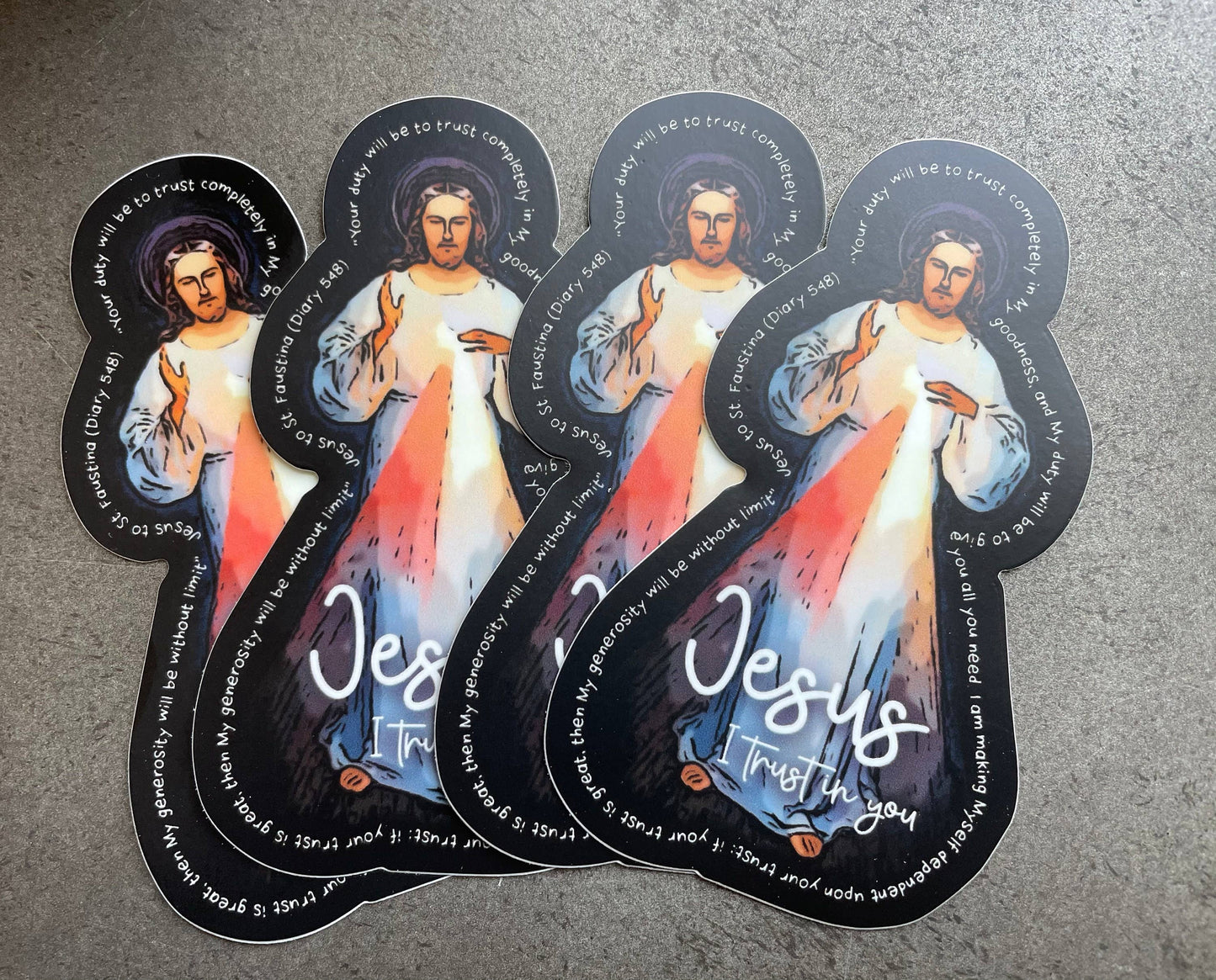 Divine Mercy Jesus Catholic Sticker