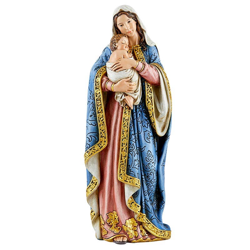 Madonna and Child Statue 8"
