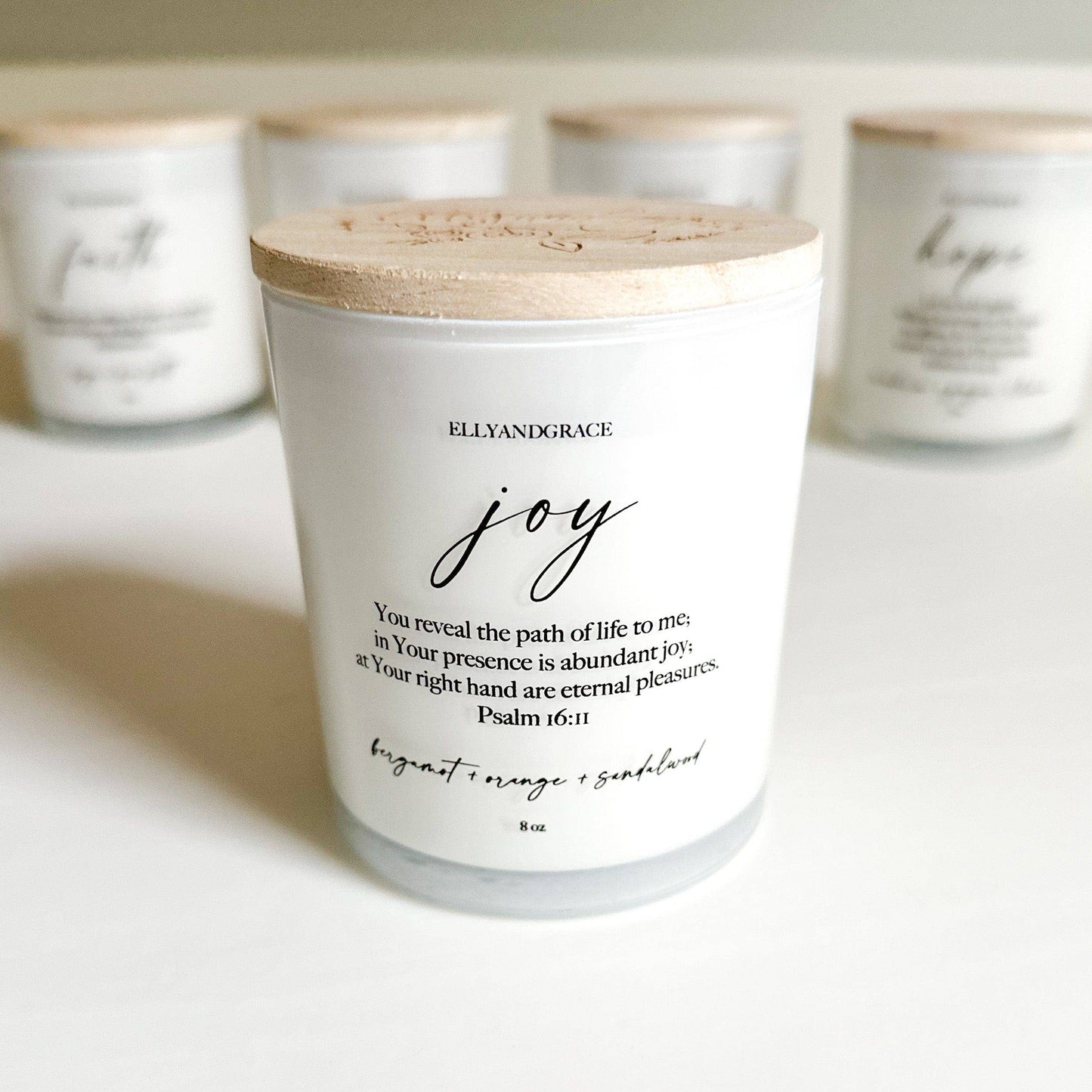 Joy Glass Soy Candle