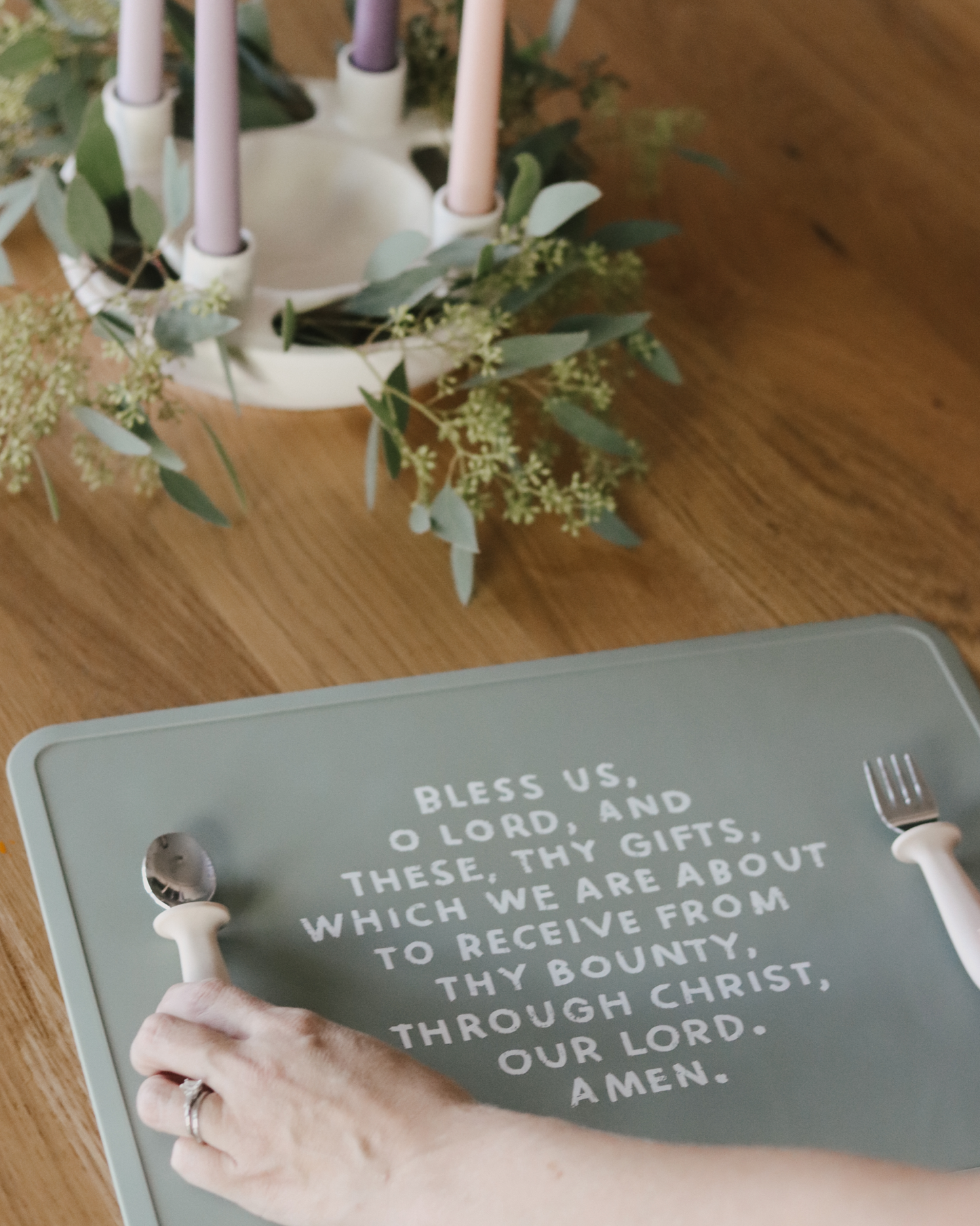 Meal Blessing Silicone Placemat