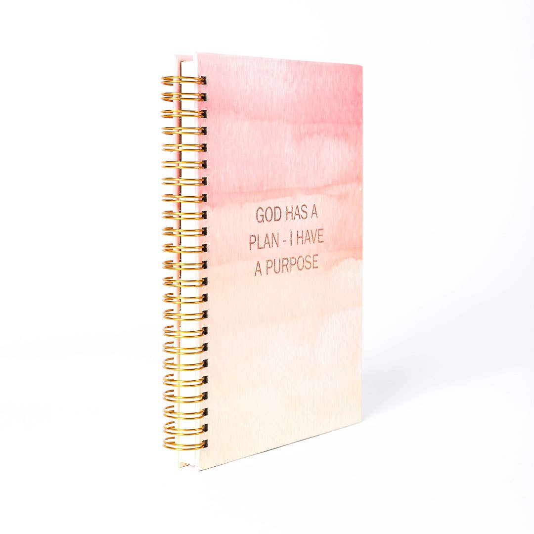 Spiral Bound Journal - Plan & Purpose - 196 Pages