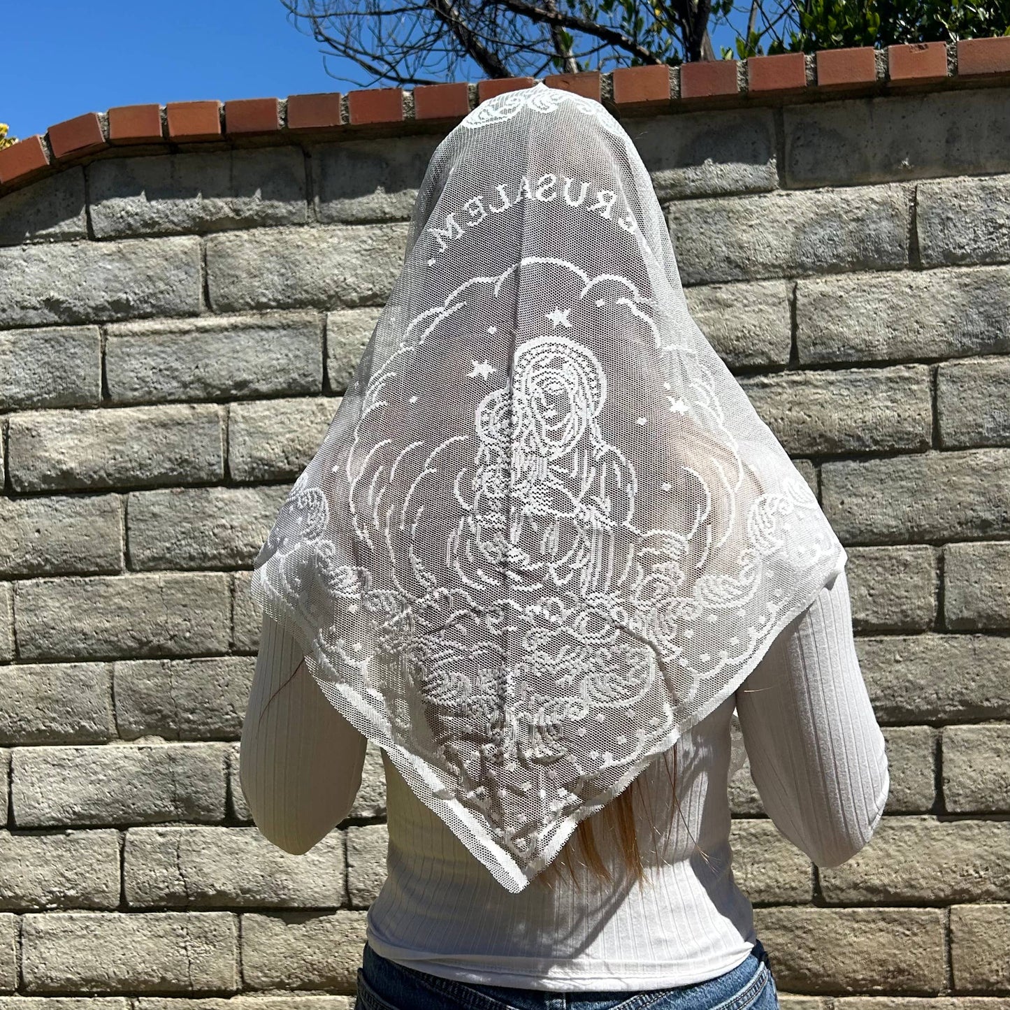 Jerusalem Veil -White