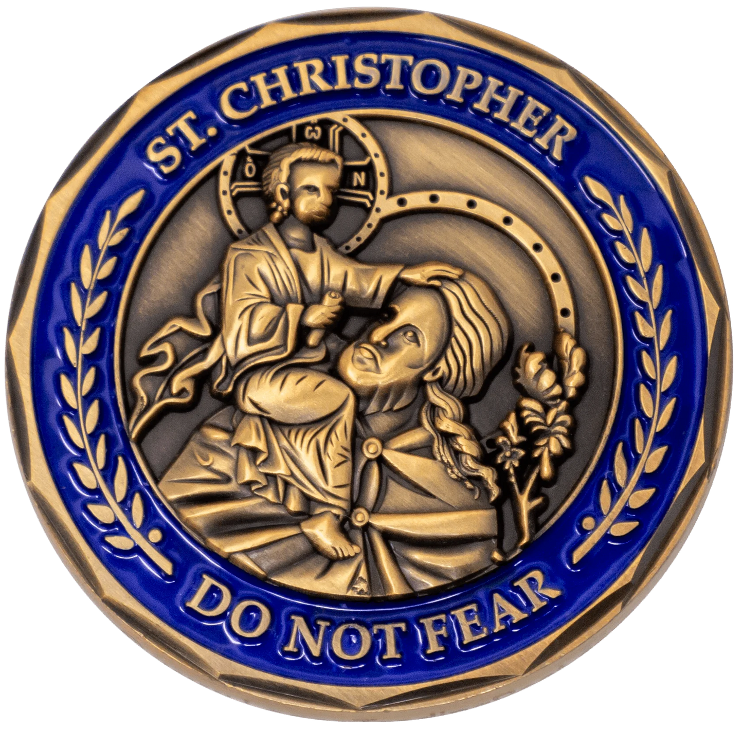 St Christopher Do Not Fear Coin