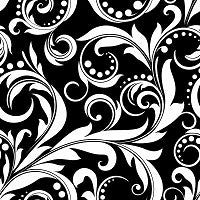 Roll Wrap Black White Wedding