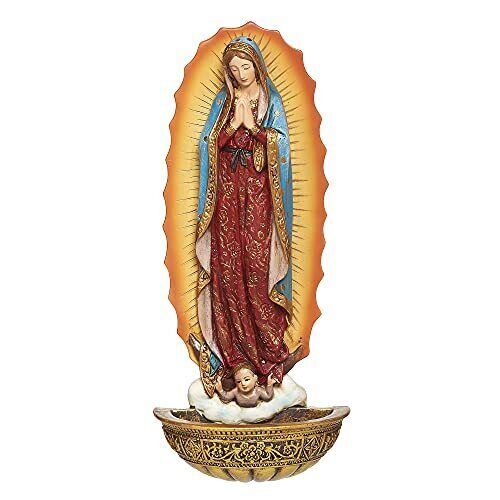 7.5"H OUR LADY OF GUADALUPE WATER FONT