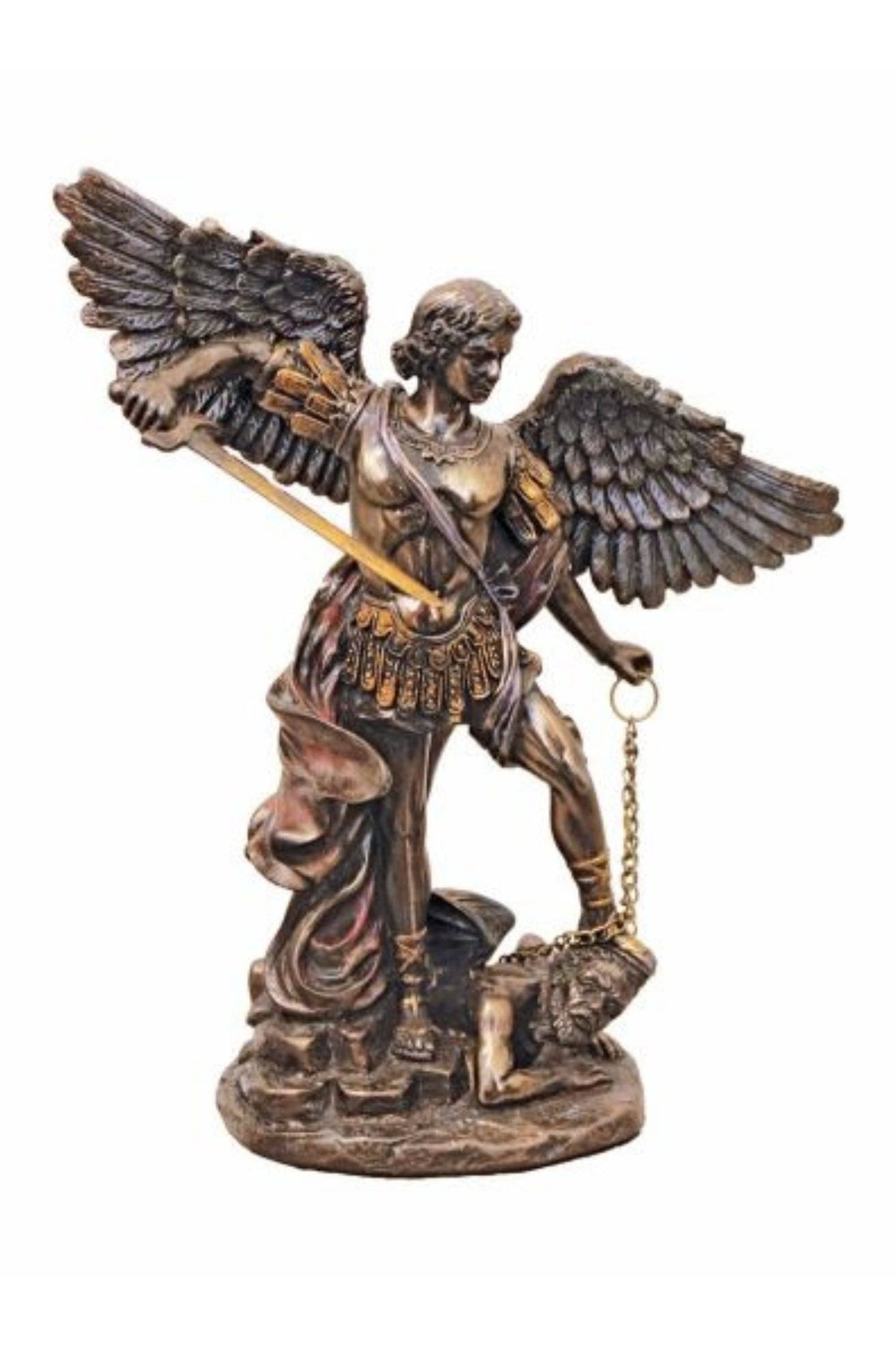 St. Michael Cold Cast Bronze 6"