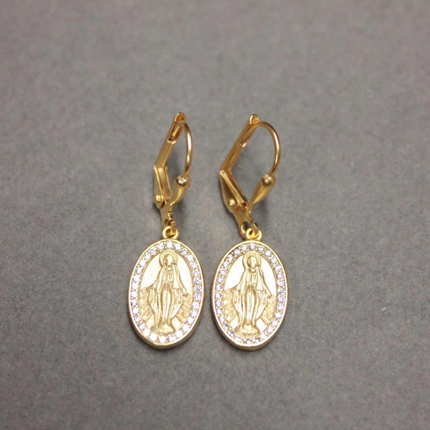 ER45 Virgin Mary Earrings