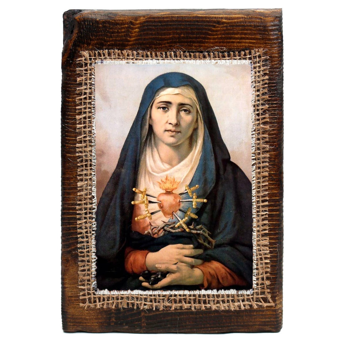 Lady of Seven Sorrows Retablo (MOQ 1)