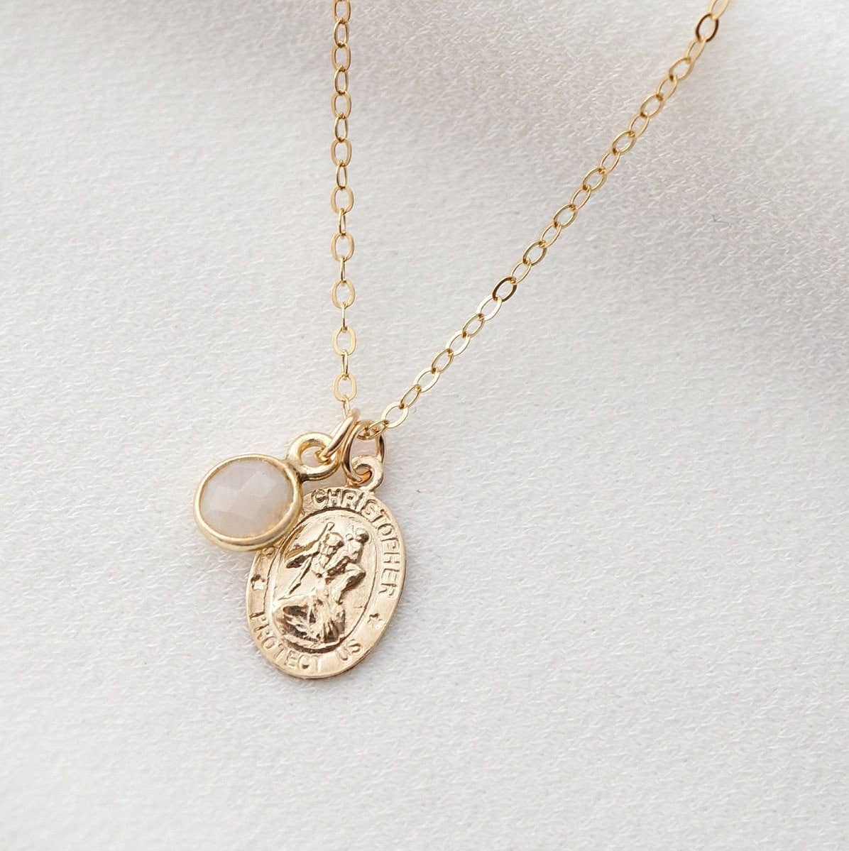 St. Christopher Gold Filled Necklace