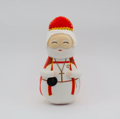 Mini Saint Nicholas Plush Doll