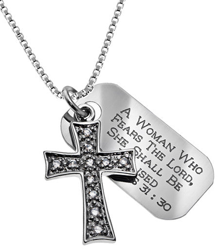 "A Woman Who Fears The Lord" Necklace