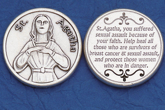St. Agatha / Sexual Assault Pocket Token