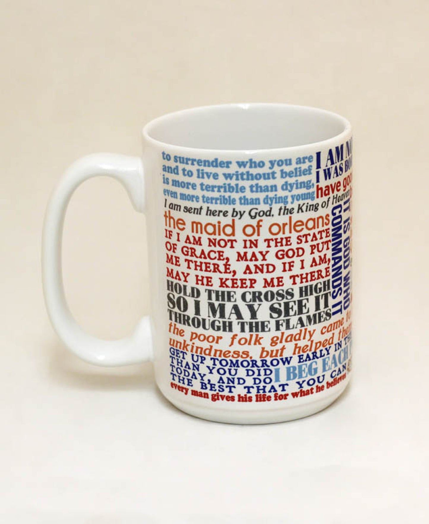 Saint Joan of Arc Quote Mug