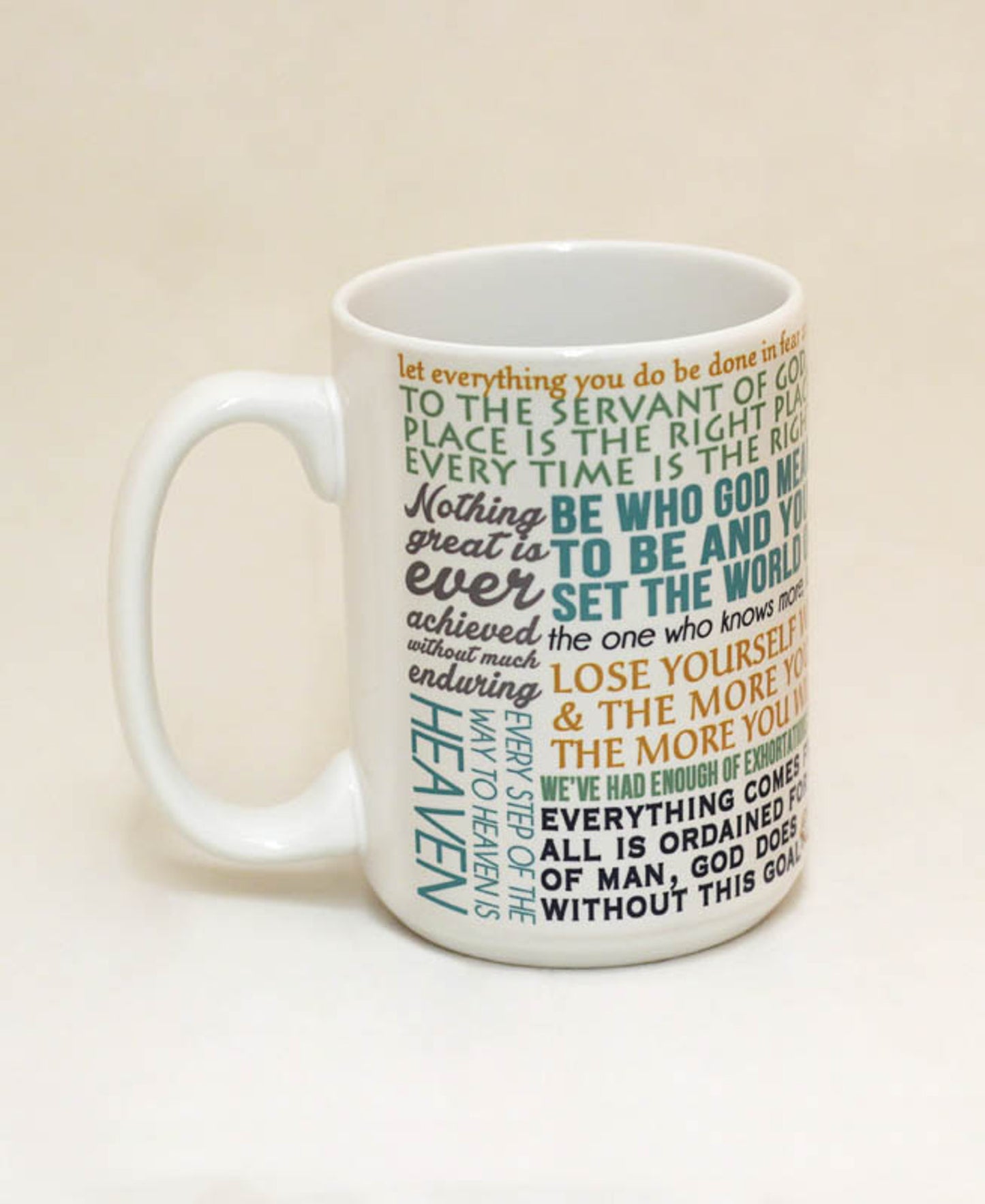 Saint Catherine of Siena Quote Mug