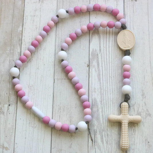 Little Flower Silicone Rosary