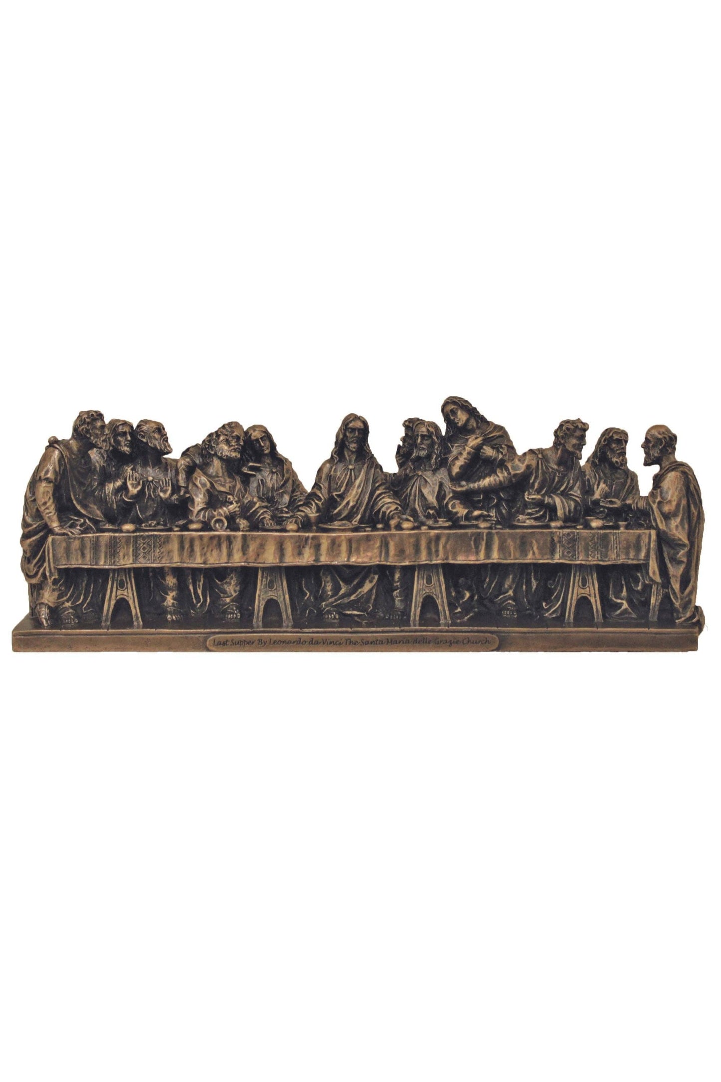 Last Supper Statue Cold Cast Bronze