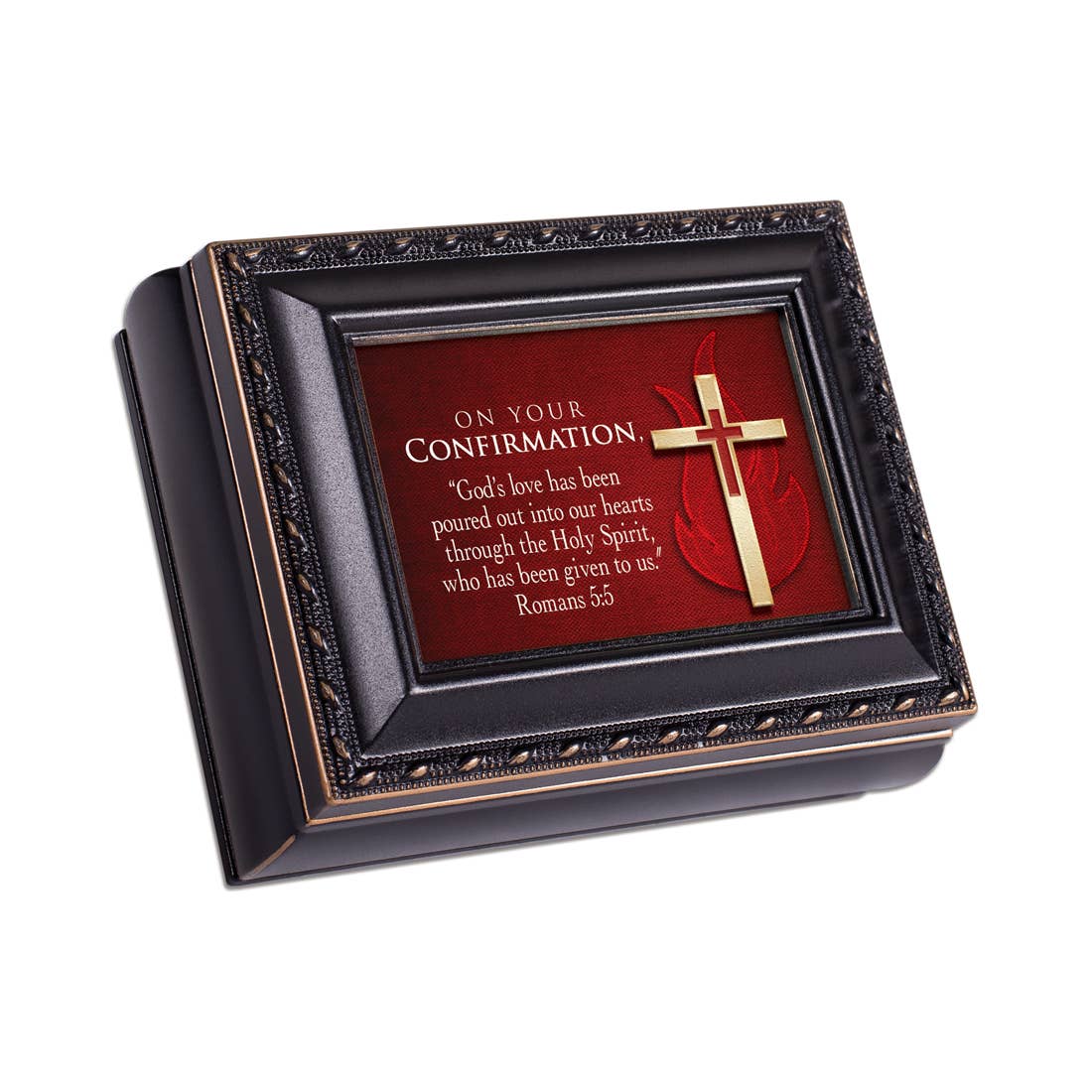 Confirmation Romans 5:5 Keepsake Box