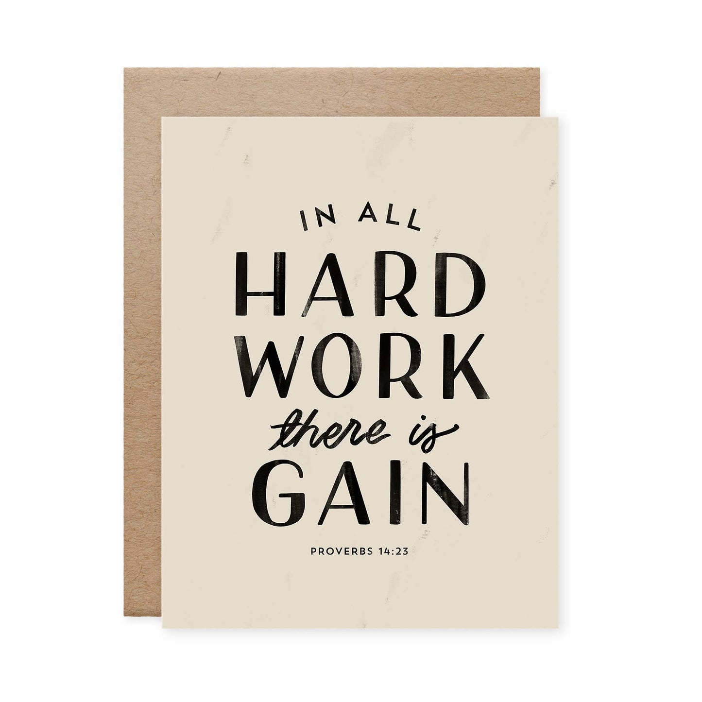 Hard Work  Card