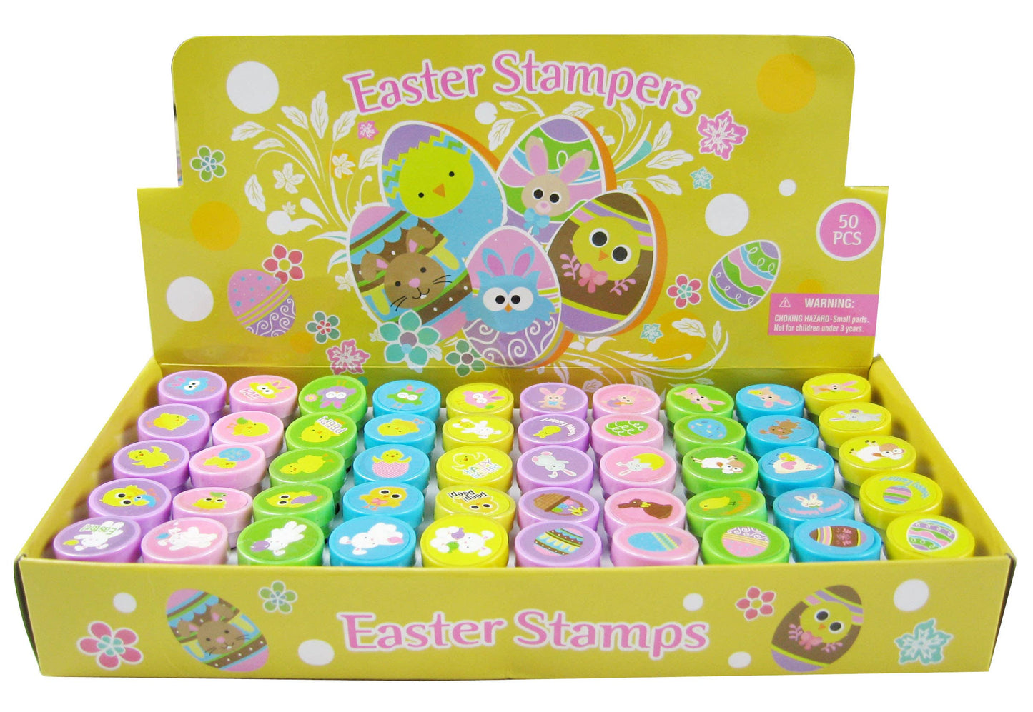 50 Pcs Easter Assorted Stampers for Kids