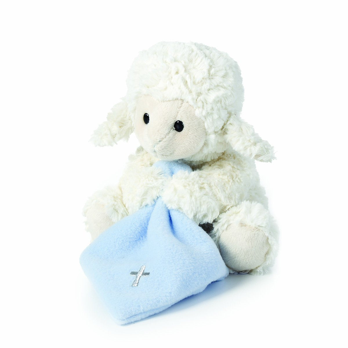 Jesus Loves Me Musical Plush Lamb with Blanket, Blue