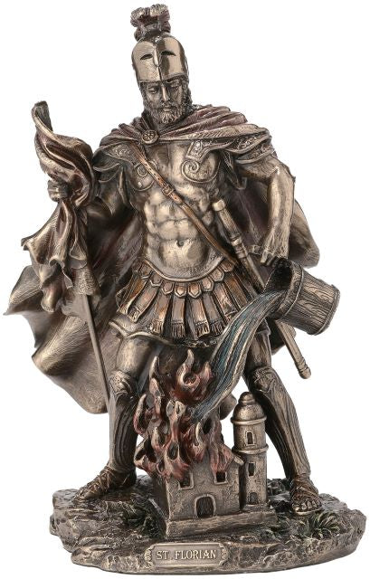 St. Florian Cold Cast Bronze 9"