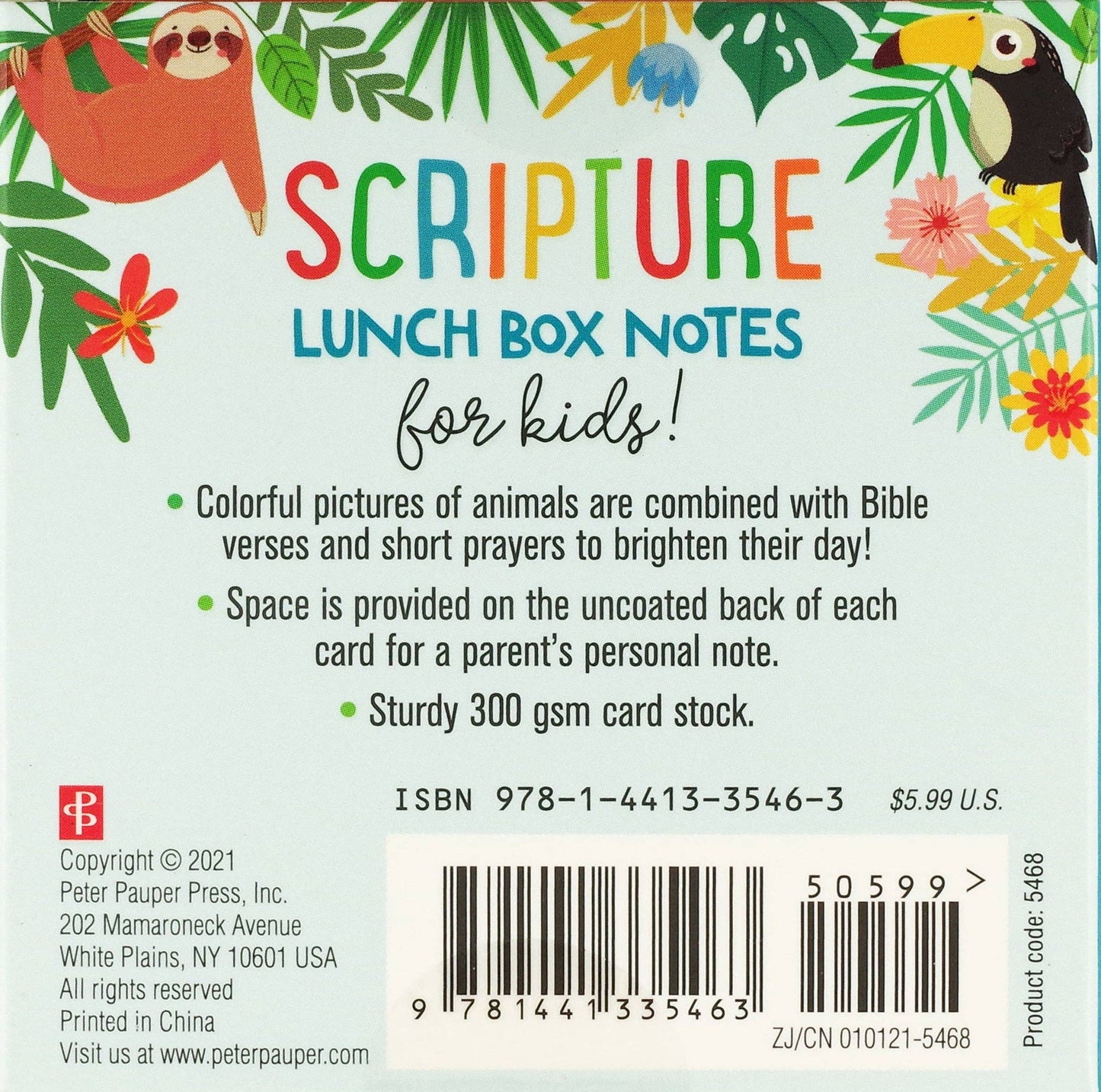 Scripture Lunch Box Notes for Kids