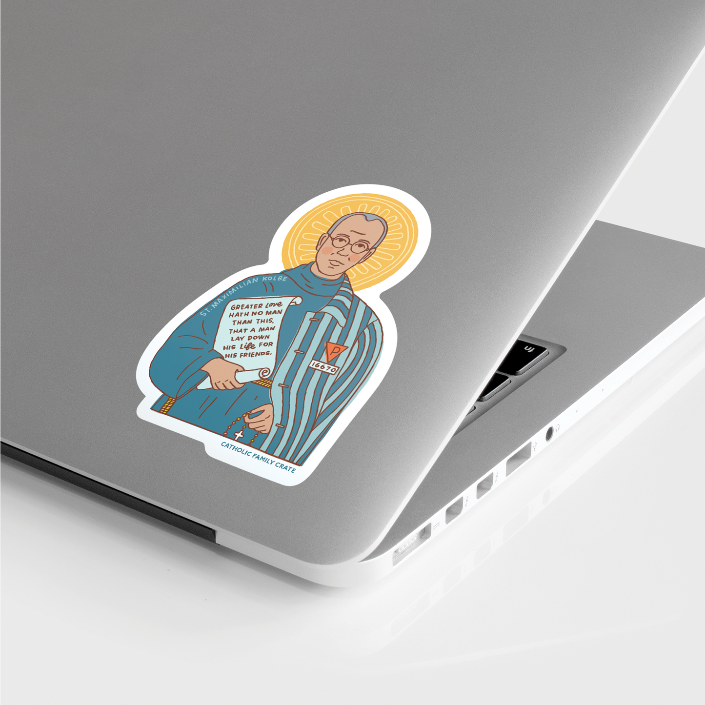 Saint Maximilian Kolbe Sticker