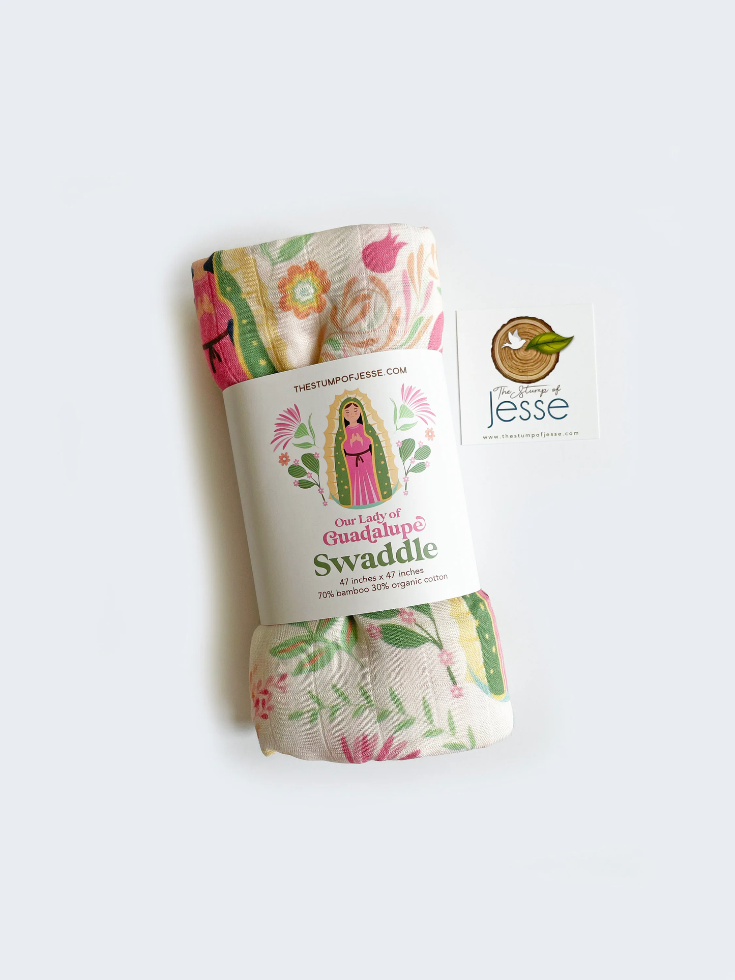 Our Lady of Guadalupe Muslin Deluxe Swaddle