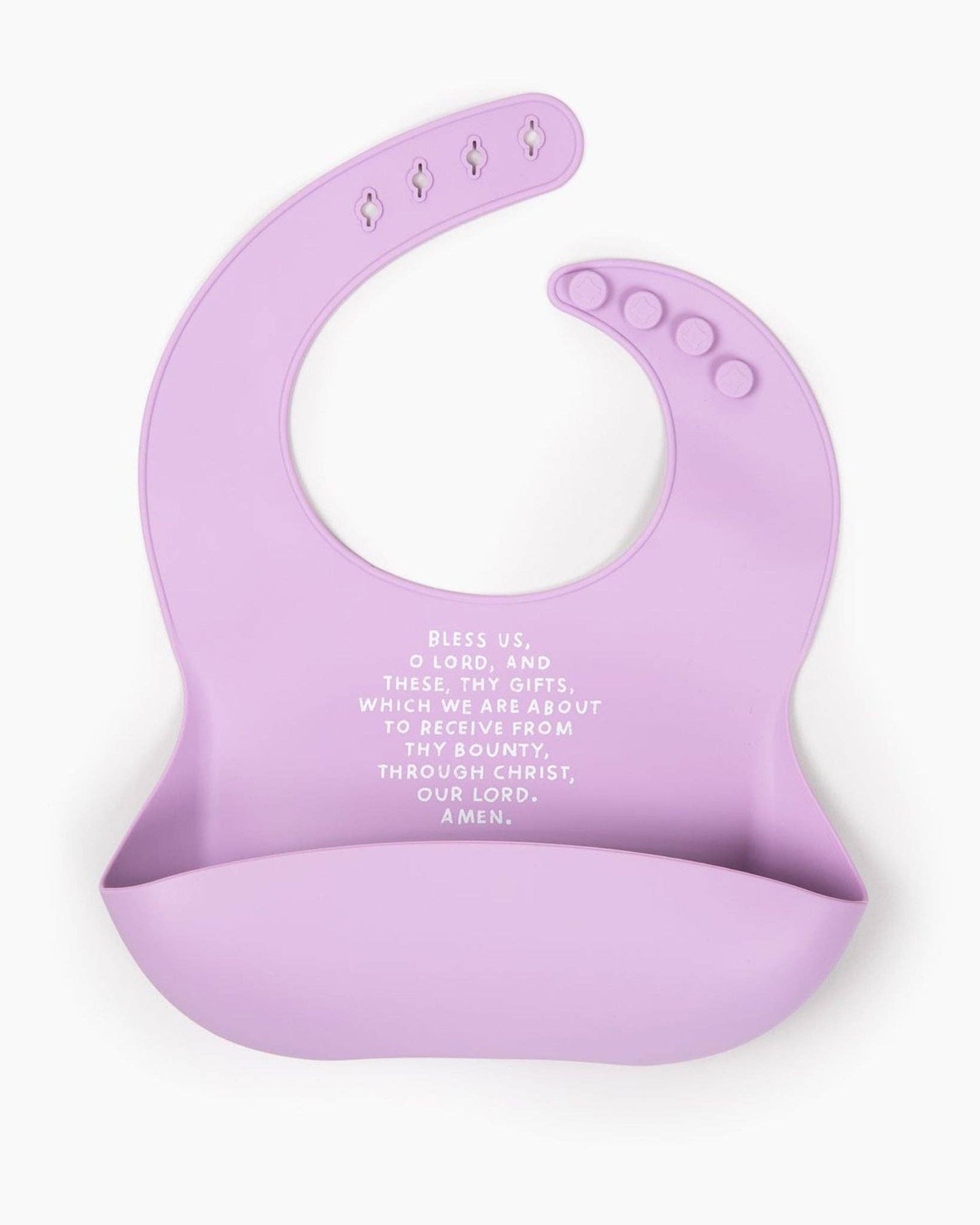 Meal Blessing Silicone Bib